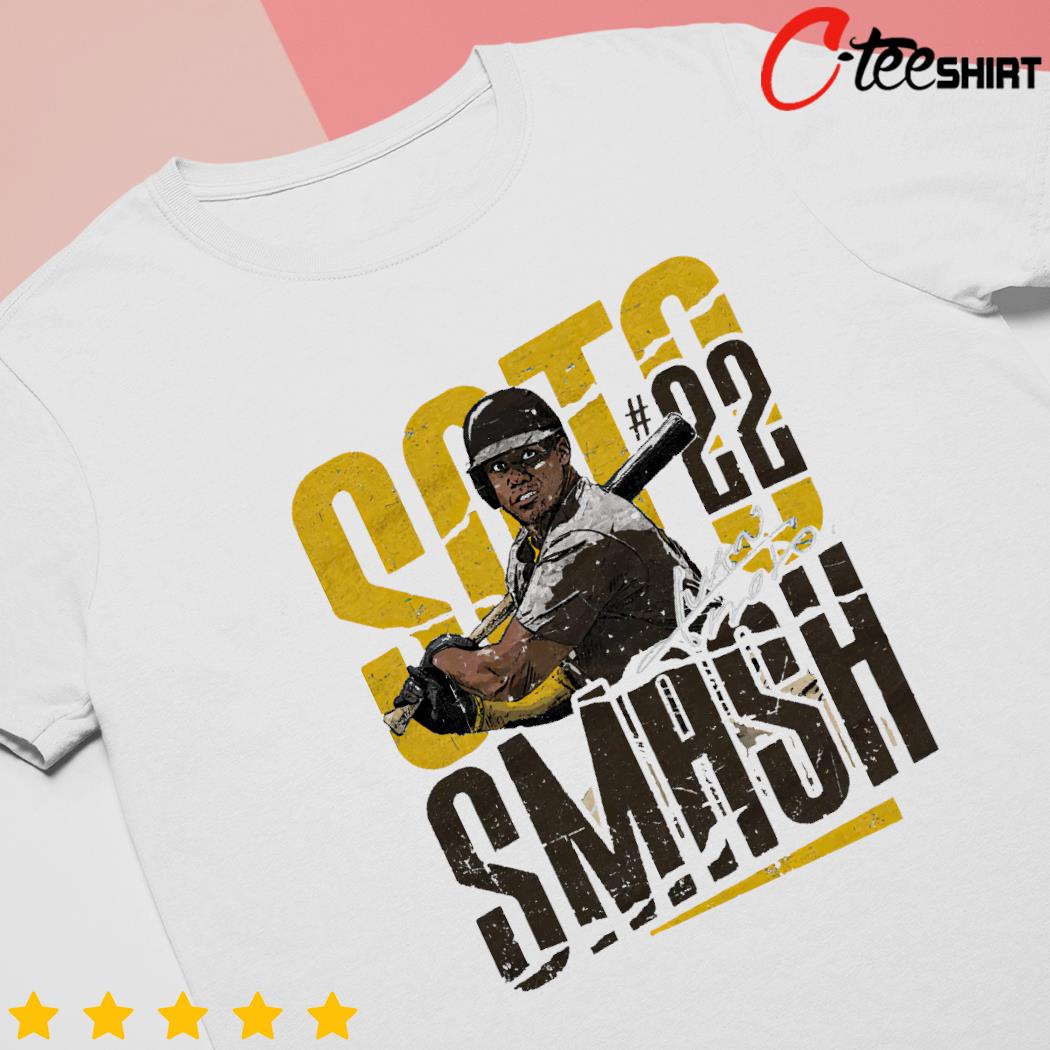 Soto smash Juan Soto San Diego Padres shirt, hoodie, sweater and v-neck t- shirt