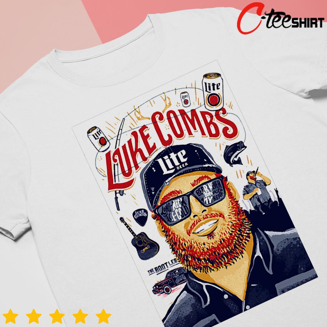 Official Luke Combs Miller Lite Shirt, hoodie, tank top, sweater and long  sleeve t-shirt