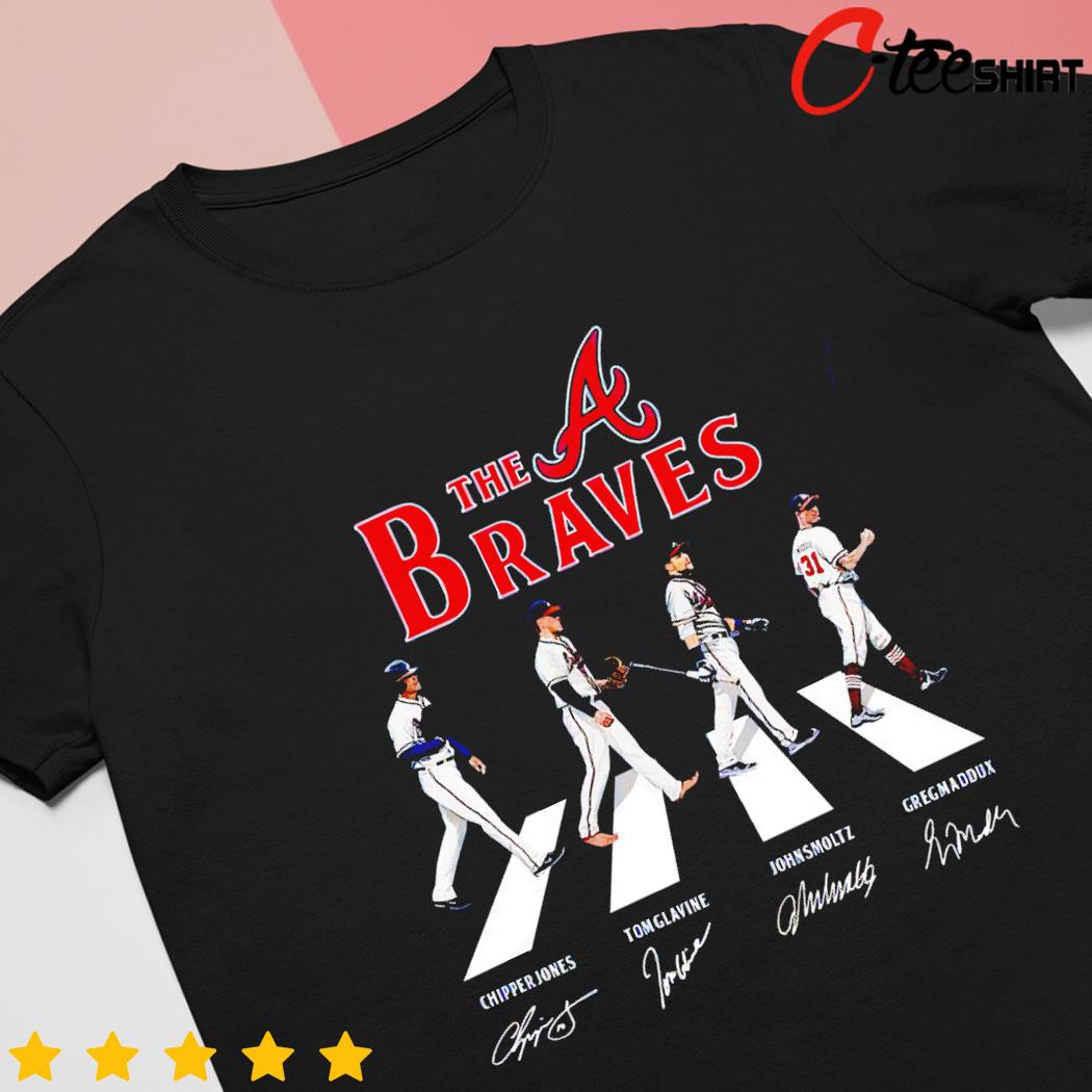 Atlanta Braves The Braves Abbey Road The Beatles Signatures t-shirt