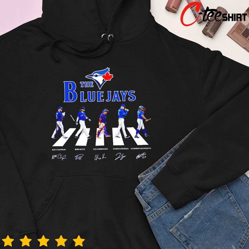 Toronto Blue Jays Abbey Road signatures shirt, hoodie, sweater