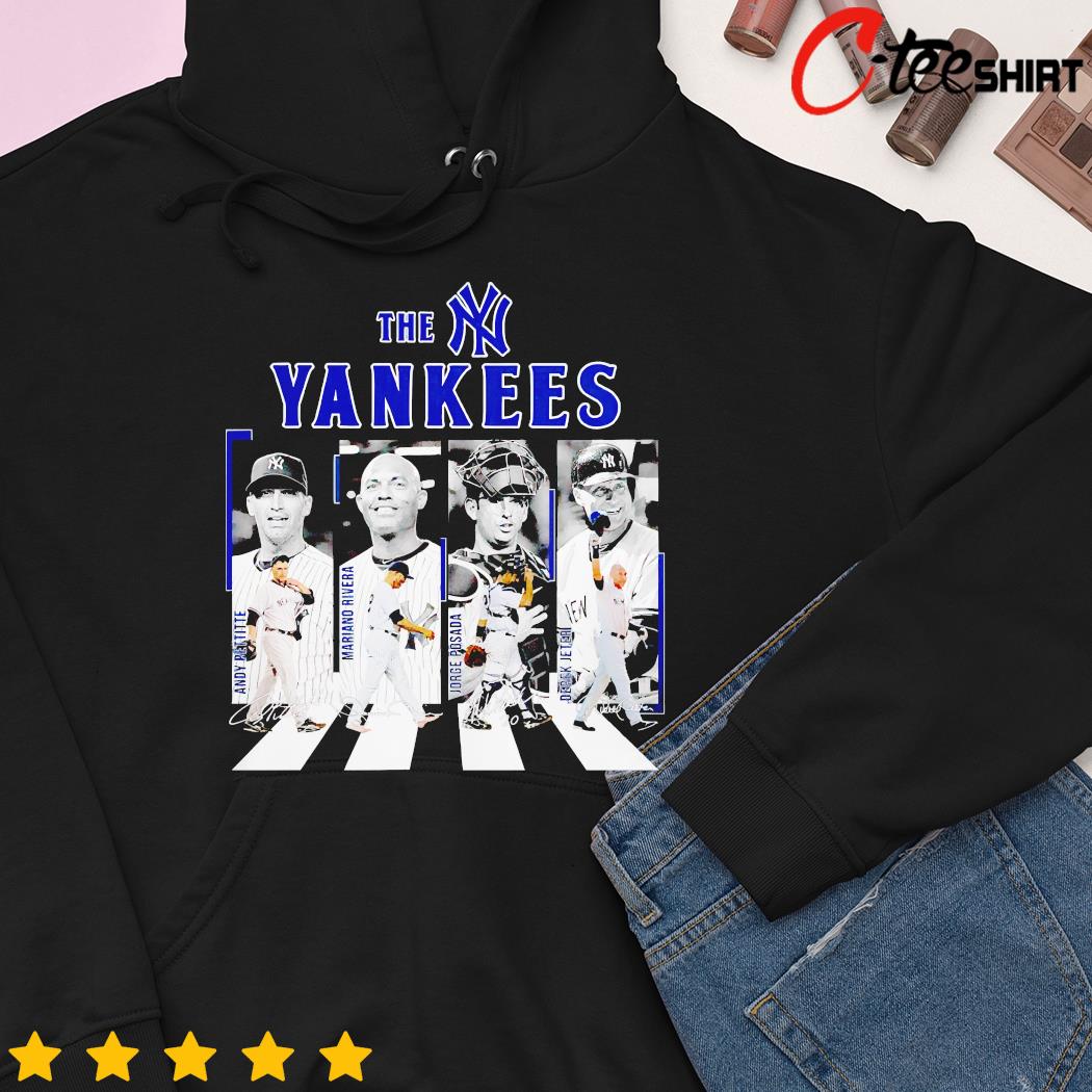 The New York Yankees abbey road signatures shirt, hoodie, tank top