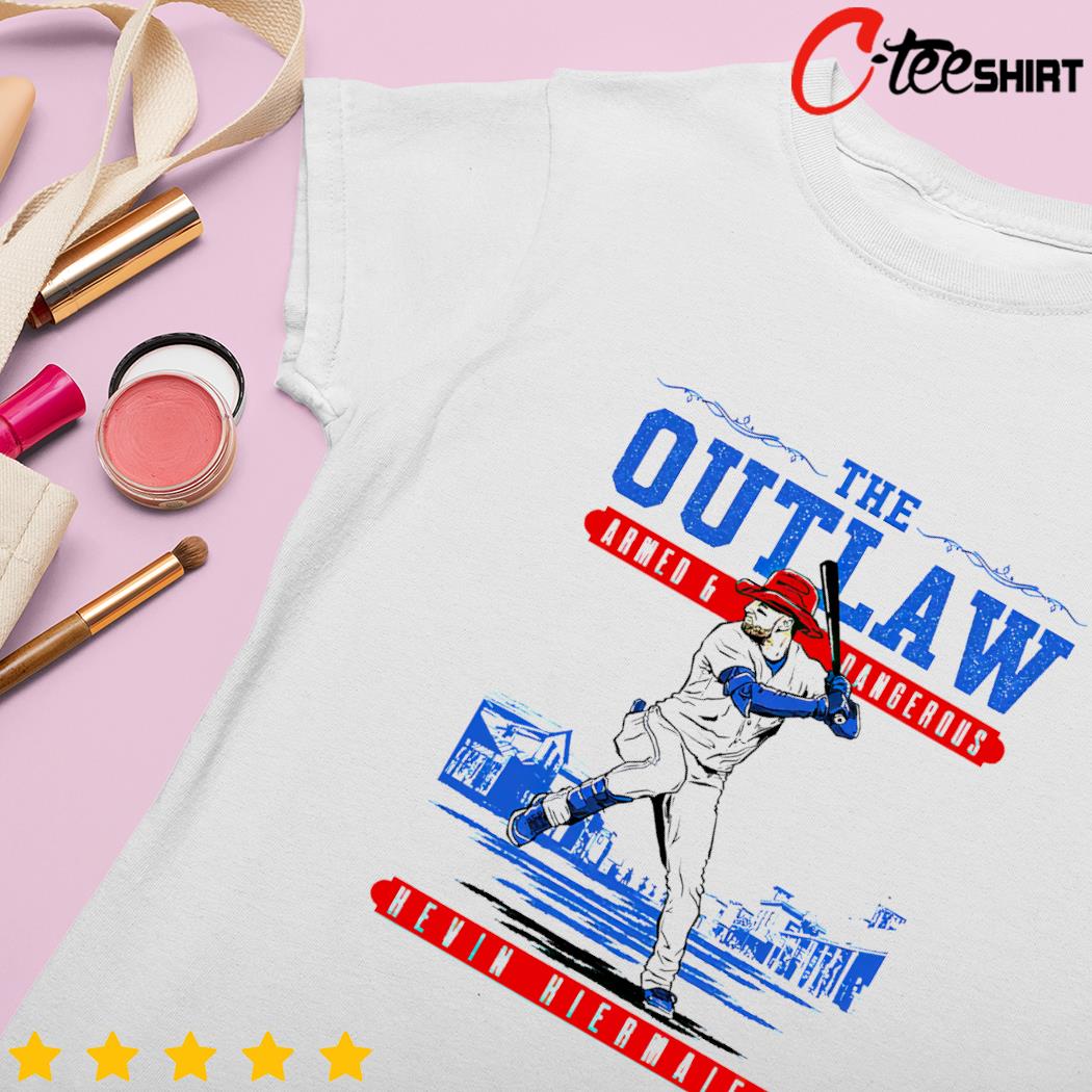 Official the outlaw armed and dangerous kevin kiermaier mlbpa T-shirts,  hoodie, tank top, sweater and long sleeve t-shirt