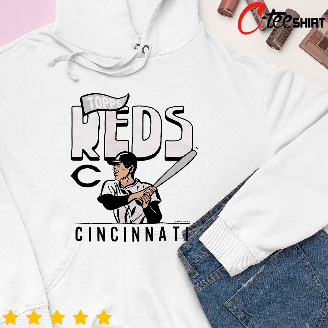 Cincinnati Reds Topps baseball retro shirt, hoodie, sweater, long sleeve  and tank top