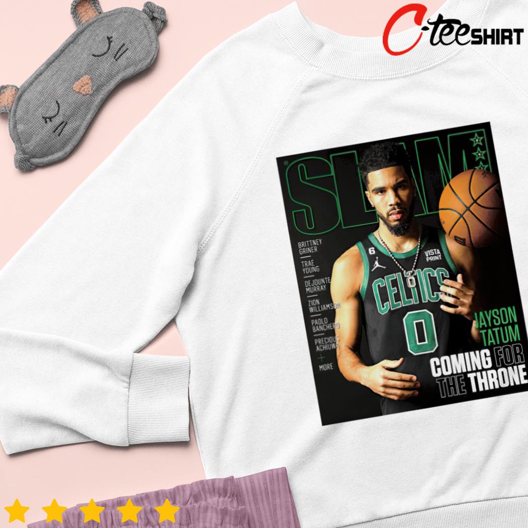 Basketball Boston celtics jayson tatum slam shirt, hoodie, longsleeve,  sweater