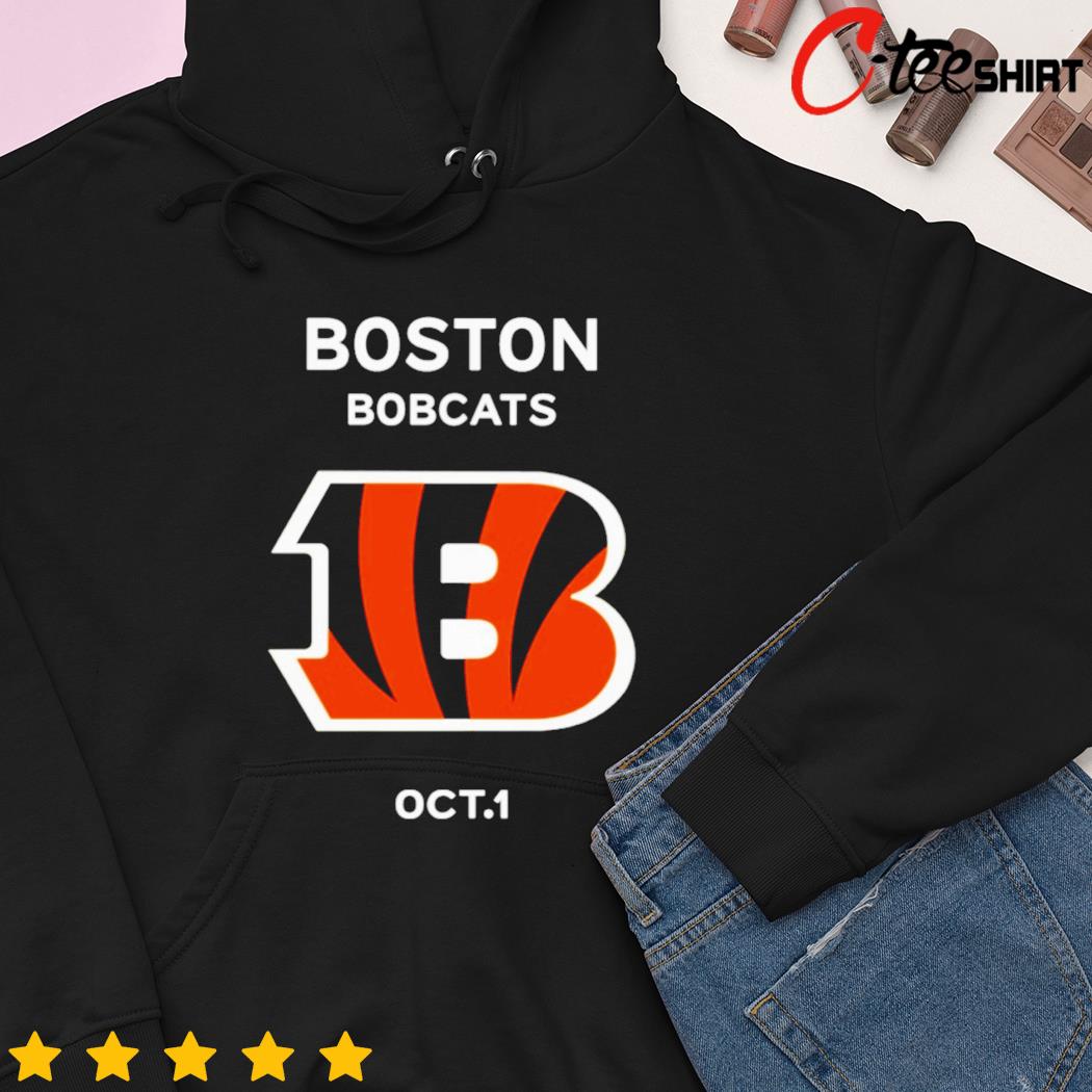 Boston Bobcats Oct.1 Cincinnati Bengals shirt t-shirt by To-Tee