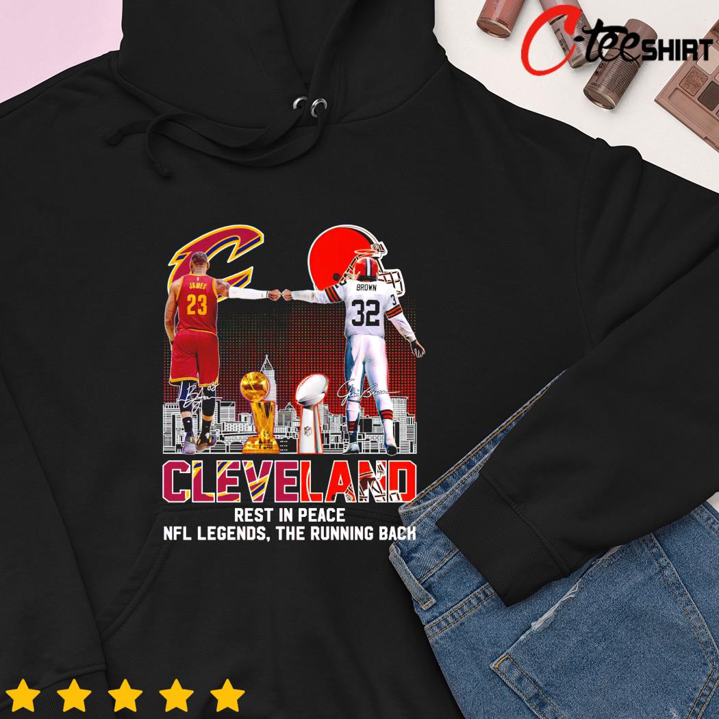 Cleveland Jim Brown signature Rest in peace NFL legends the running back  shirt, hoodie, sweater, long sleeve and tank top