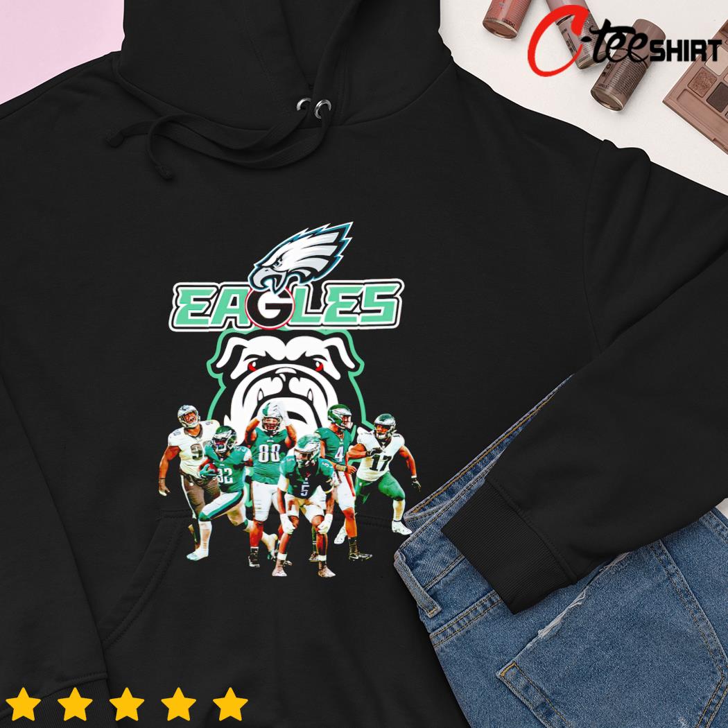 Philadelphia Eagles Team Eagles Dawgs Georgia Bulldogs Players T-Shirts,  hoodie, sweater, long sleeve and tank top