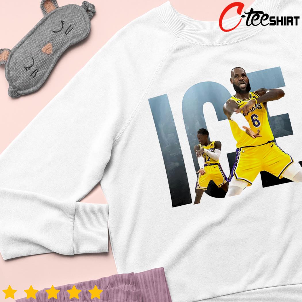 LeBron James and Dennis Schroder Moments Ice In My Veins Shirt NBA