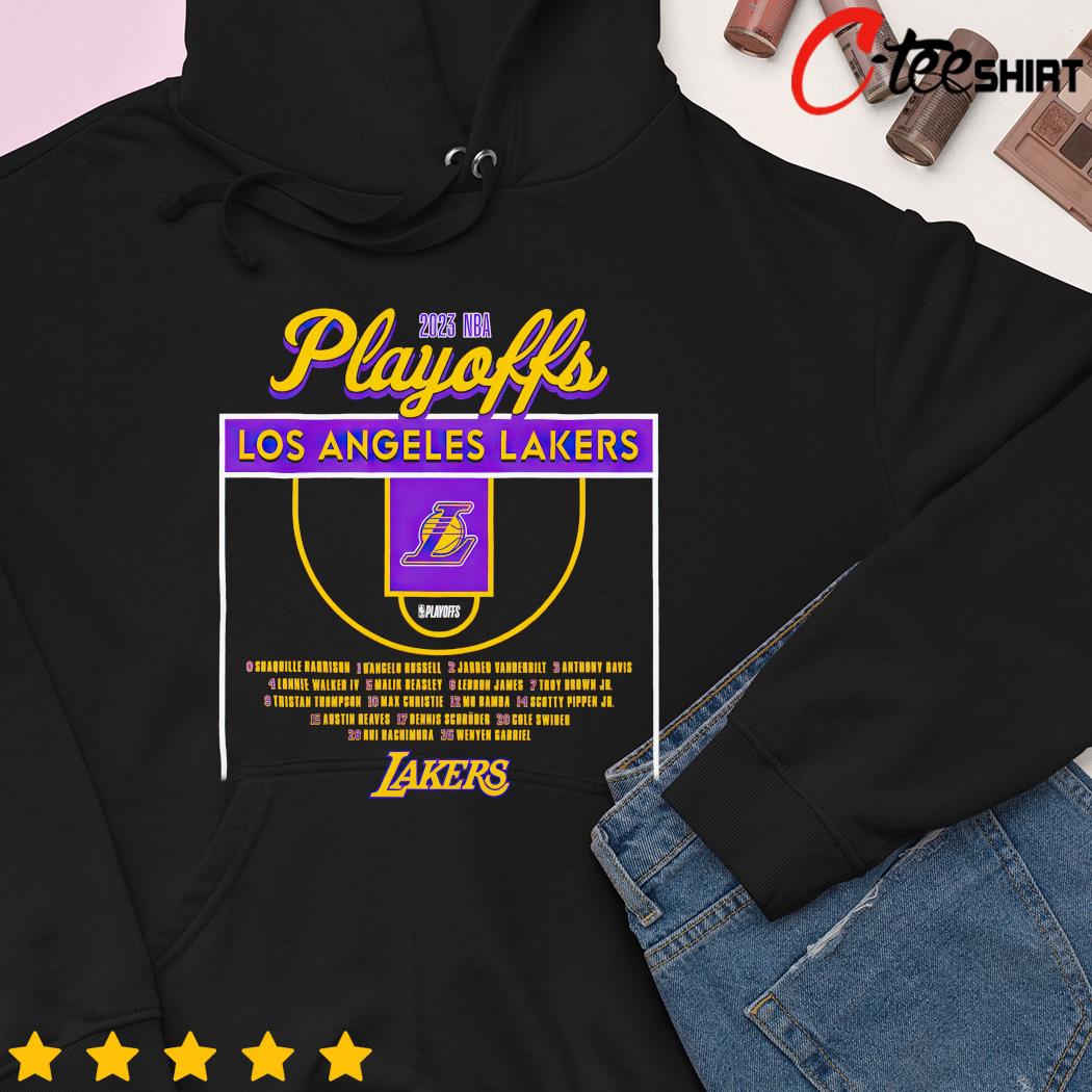 Los Angeles Lakers Players 2023 NBA Shirt Hoodie Sweatshirt