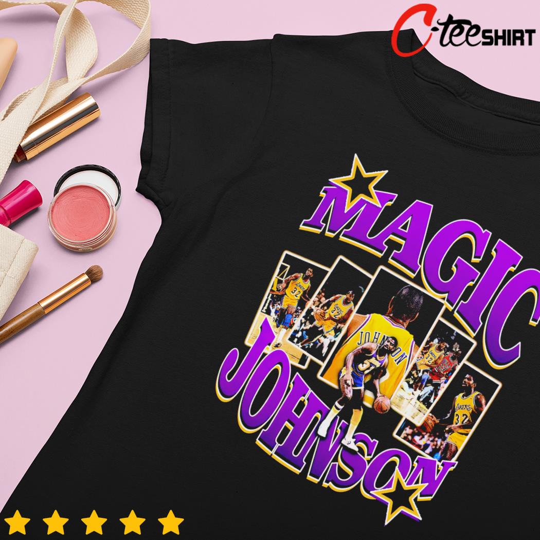 Nice magic Johnson Los Angeles Lakers vintage shirt, hoodie, sweater, long  sleeve and tank top