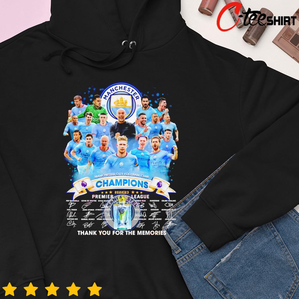 Buy Champions Man City Football Club 2022 23 Thank You For The