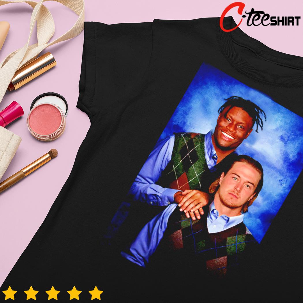 Step Brothers George Pickens and Kenny Pickett Pittsburgh Steelers shirt -  Limotees