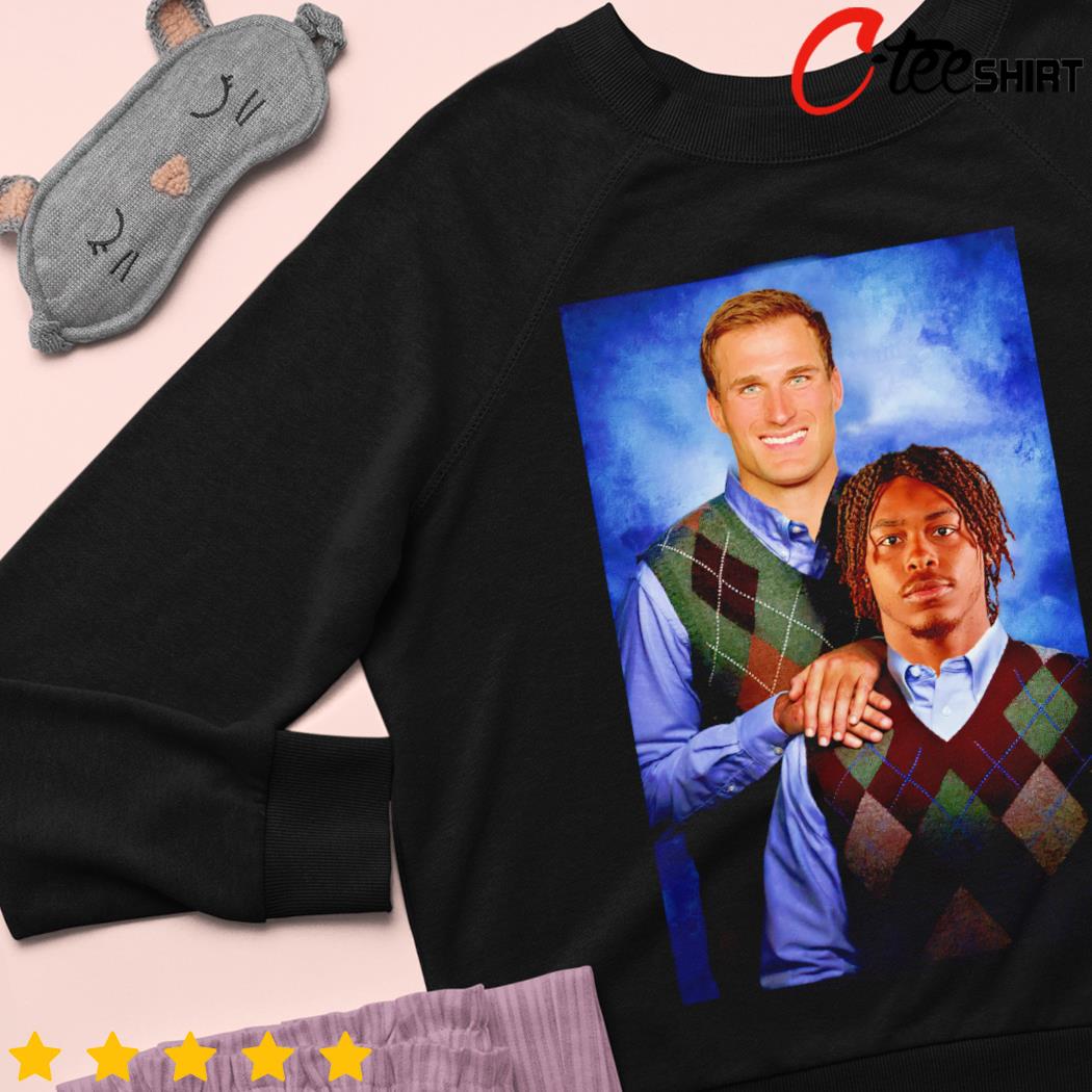 Step Brothers Justin Jefferson Kirk Cousins Stickers Minnesota Vikings  white shirt, hoodie, sweater and long sleeve