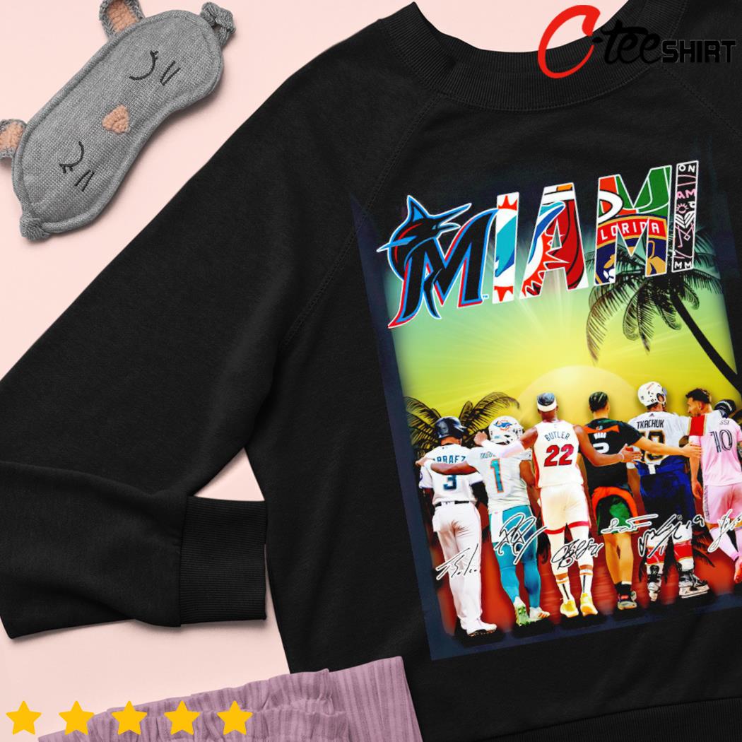 Design miami Heat Panthers Dolphins Marlins and Inter Miami With