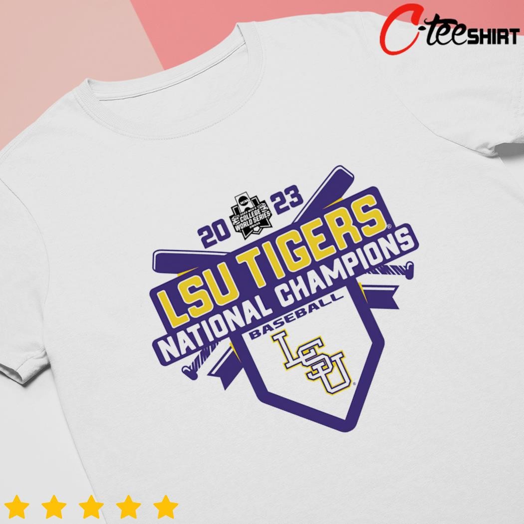 LSU Baseball Shirt - White exclusive at Tiger Nation
