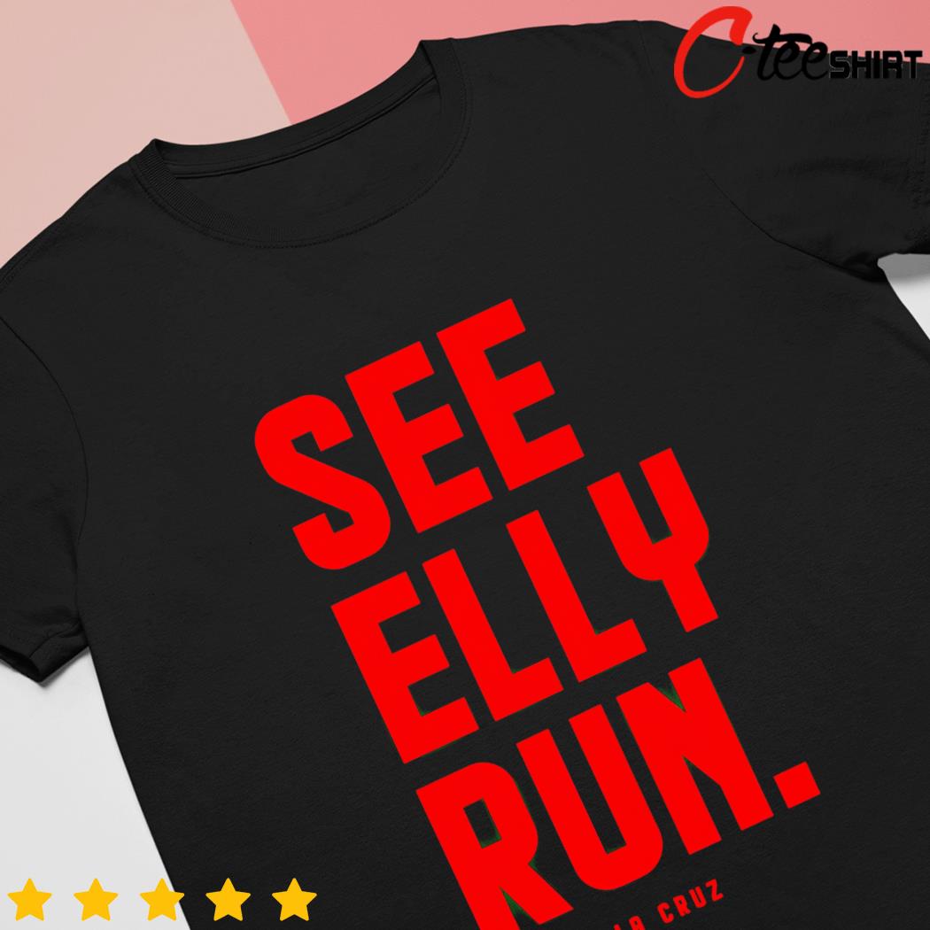 Elly De La Cruz Cincinnati Reds Women's Red Backer Slim Fit T-Shirt 