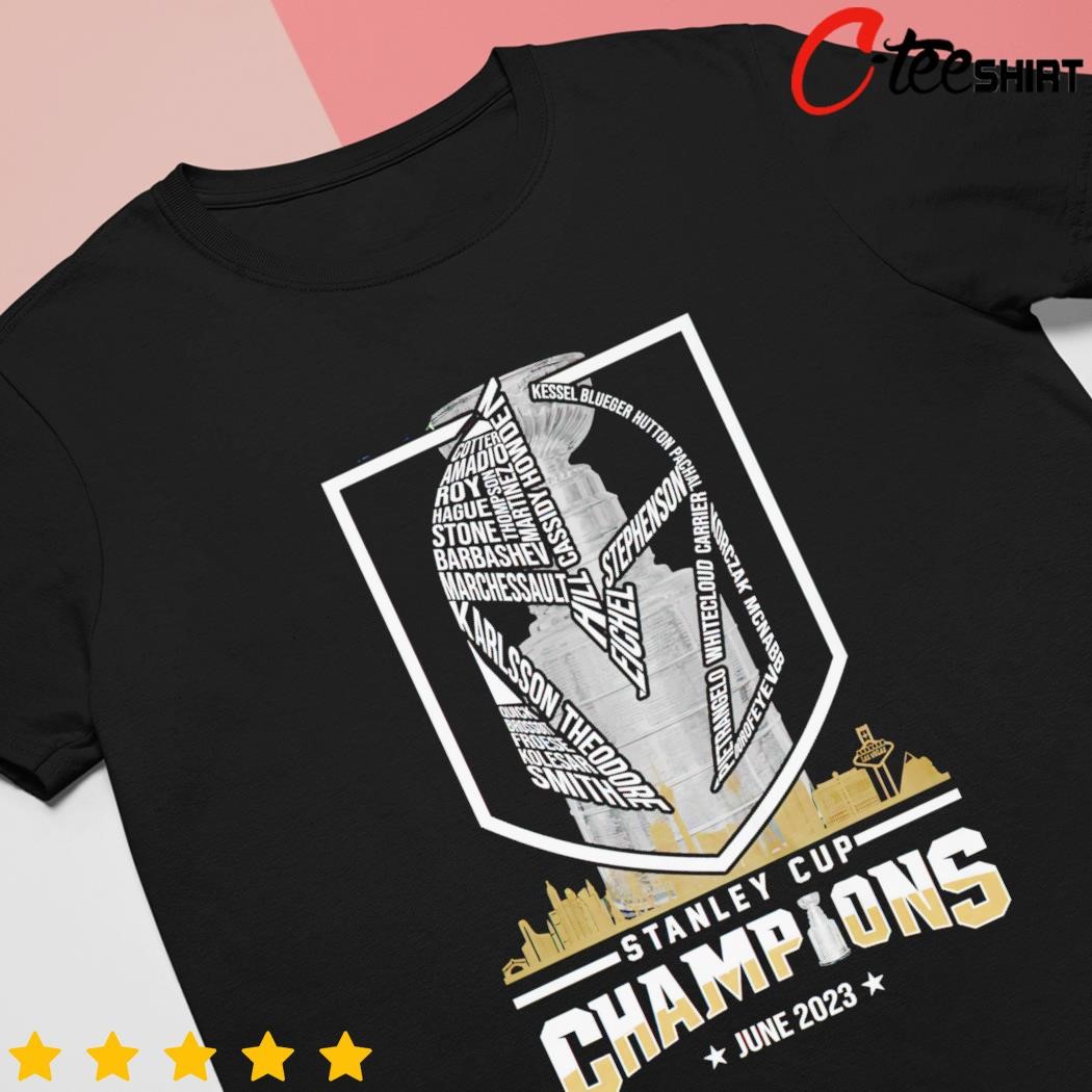 Vegas Golden Knights Players Heart 2023 Stanley Cup Champions shirt,  hoodie, sweater, long sleeve and tank top
