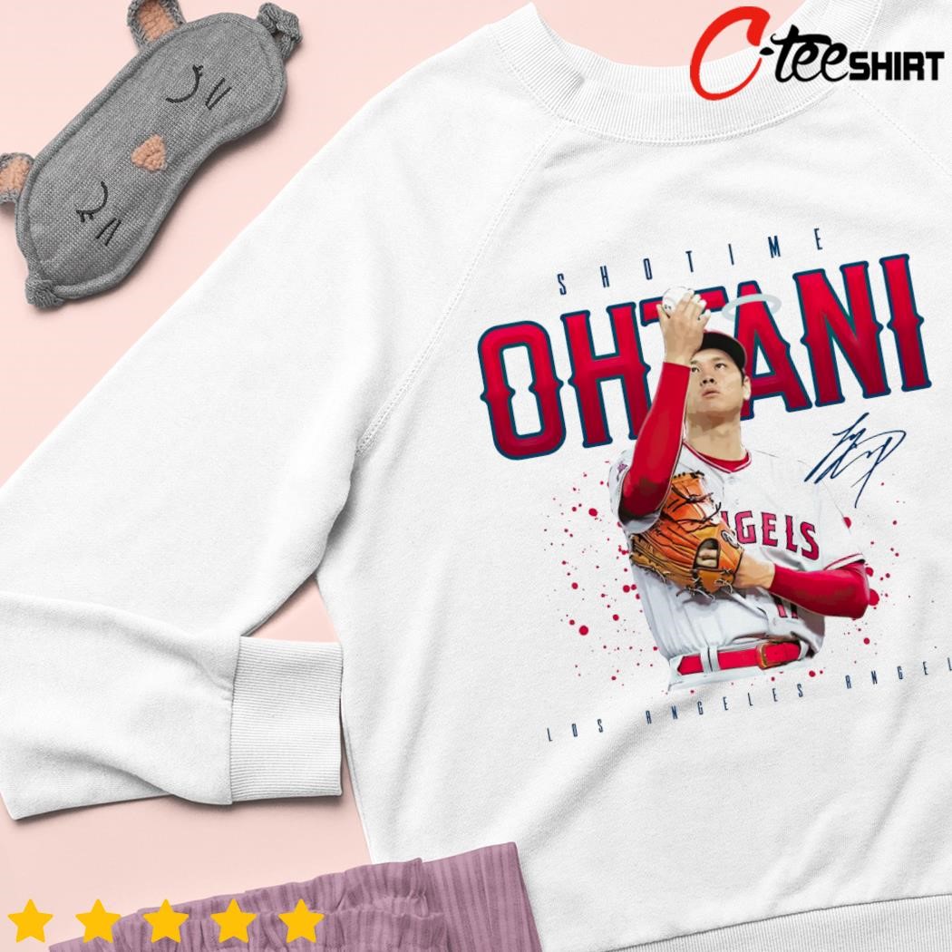 Shohei Ohtani Cartoon signature shirt, hoodie, sweater and long sleeve