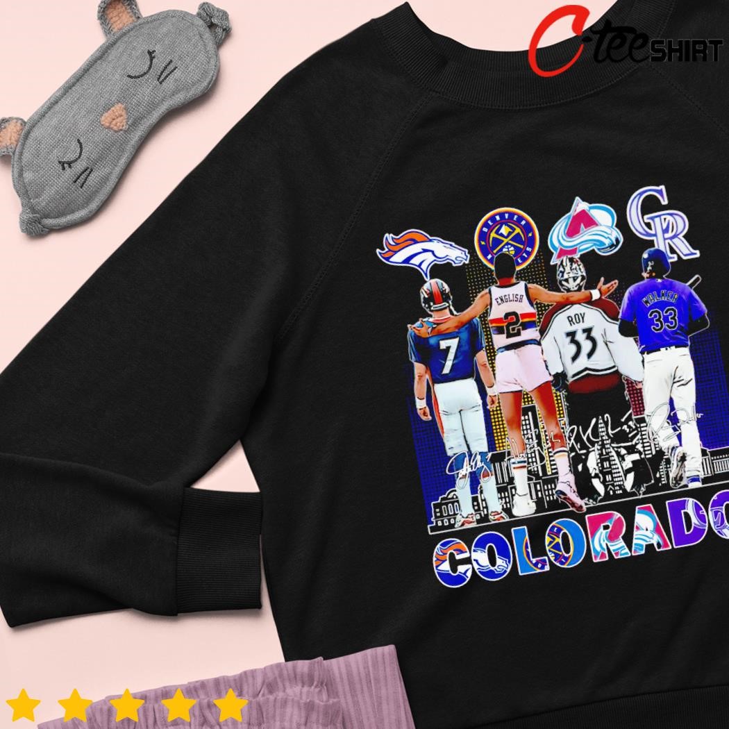 Official colorado Avalanche Rockies Denver Broncos Nuggets City Champions T  Shirt, hoodie, sweater, long sleeve and tank top