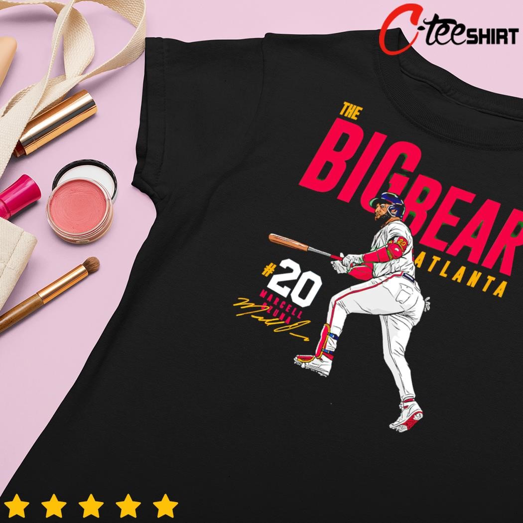 Marcell Big Bear Ozuna Atlanta Baseball t-shirt by To-Tee Clothing