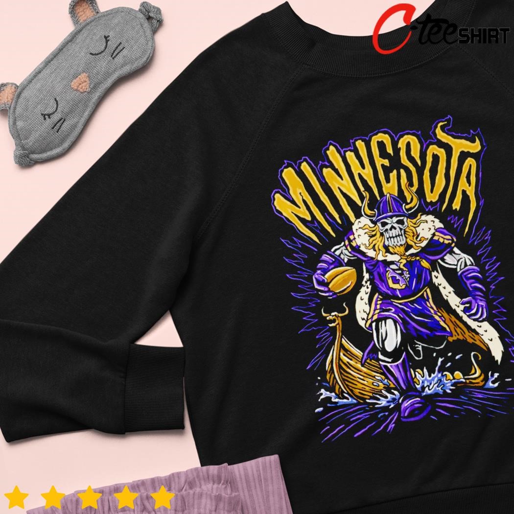 Minnesota Vikings Skeleton - Unisex t-shirt