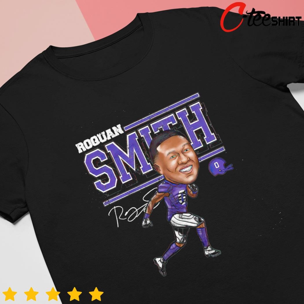 Roquan Smith Baltimore Ravens cartoon chibi shirt, hoodie, sweater