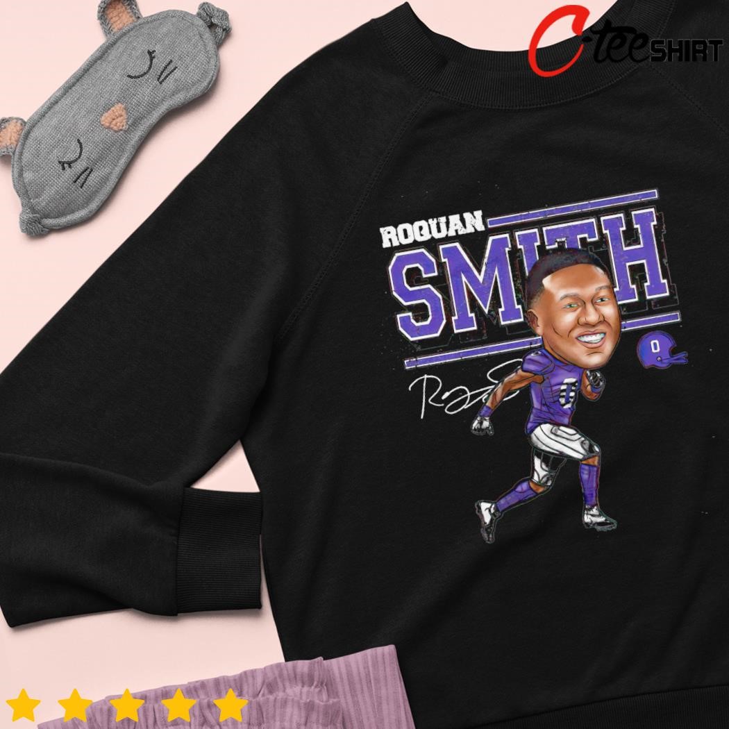 Roquan Smith Baltimore Ravens cartoon chibi shirt, hoodie, sweater