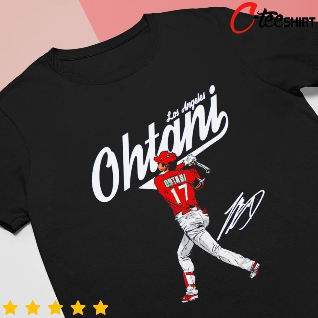 Shohei ohtani score w signature shirt, hoodie, sweater, long sleeve and  tank top