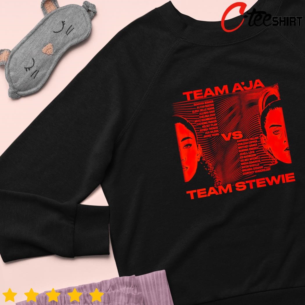 Team Stewie Vs. Team A'ja 2023 All-star Shirt, hoodie, sweater