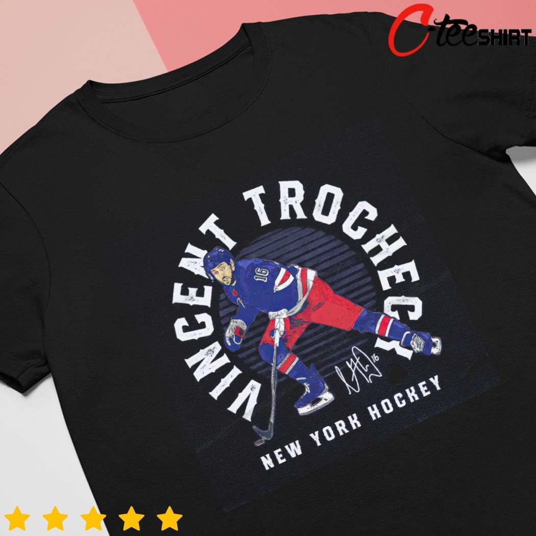 New York Rangers hockey Vincent Trocheck signature shirt - Limotees