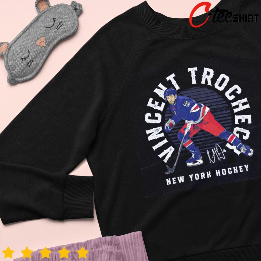 Vincent Trocheck 16 New York Rangers ice hockey player signature gift shirt,  hoodie, sweater, long sleeve and tank top