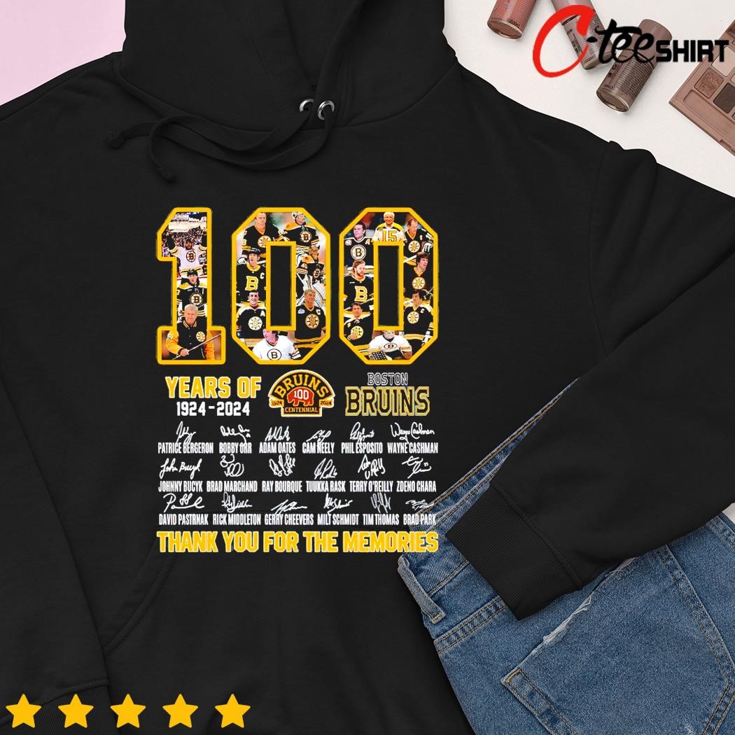 Boston Bruins 100th Anniversary 1924 2024 Fear The Bear Shirt