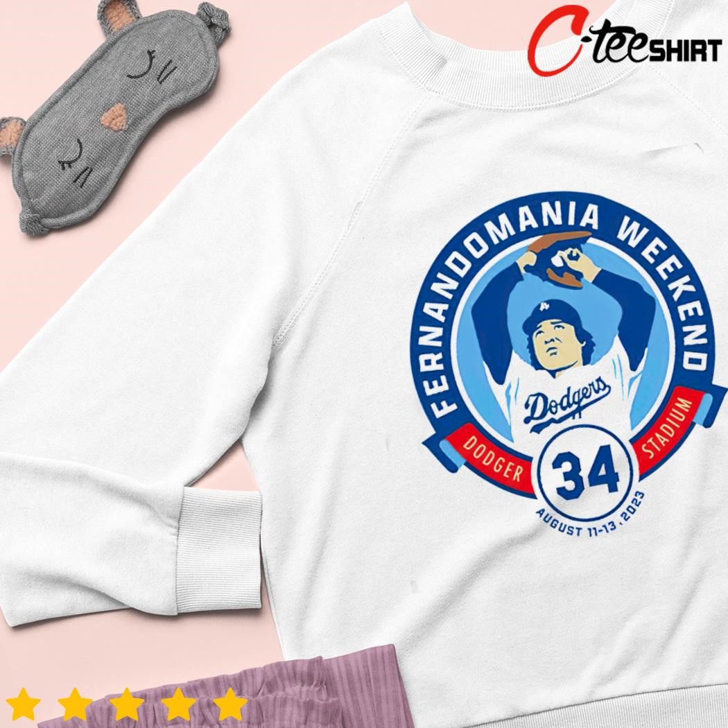 Number 34 Fernandomania Weekend Dodger Stadium 2023 t-shirt