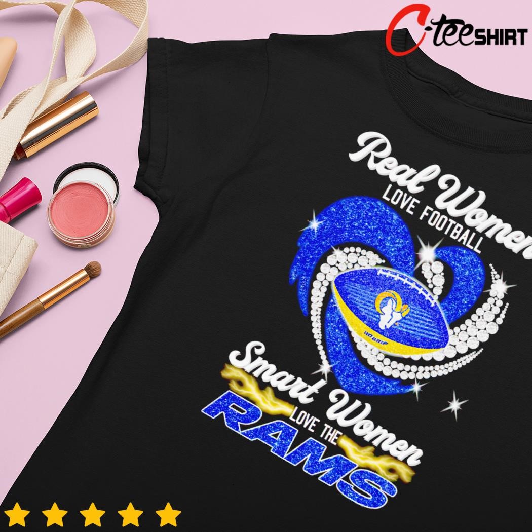 real women love football smart women love the Los Angeles Rams shirt,  hoodie, sweater, long sleeve and tank top