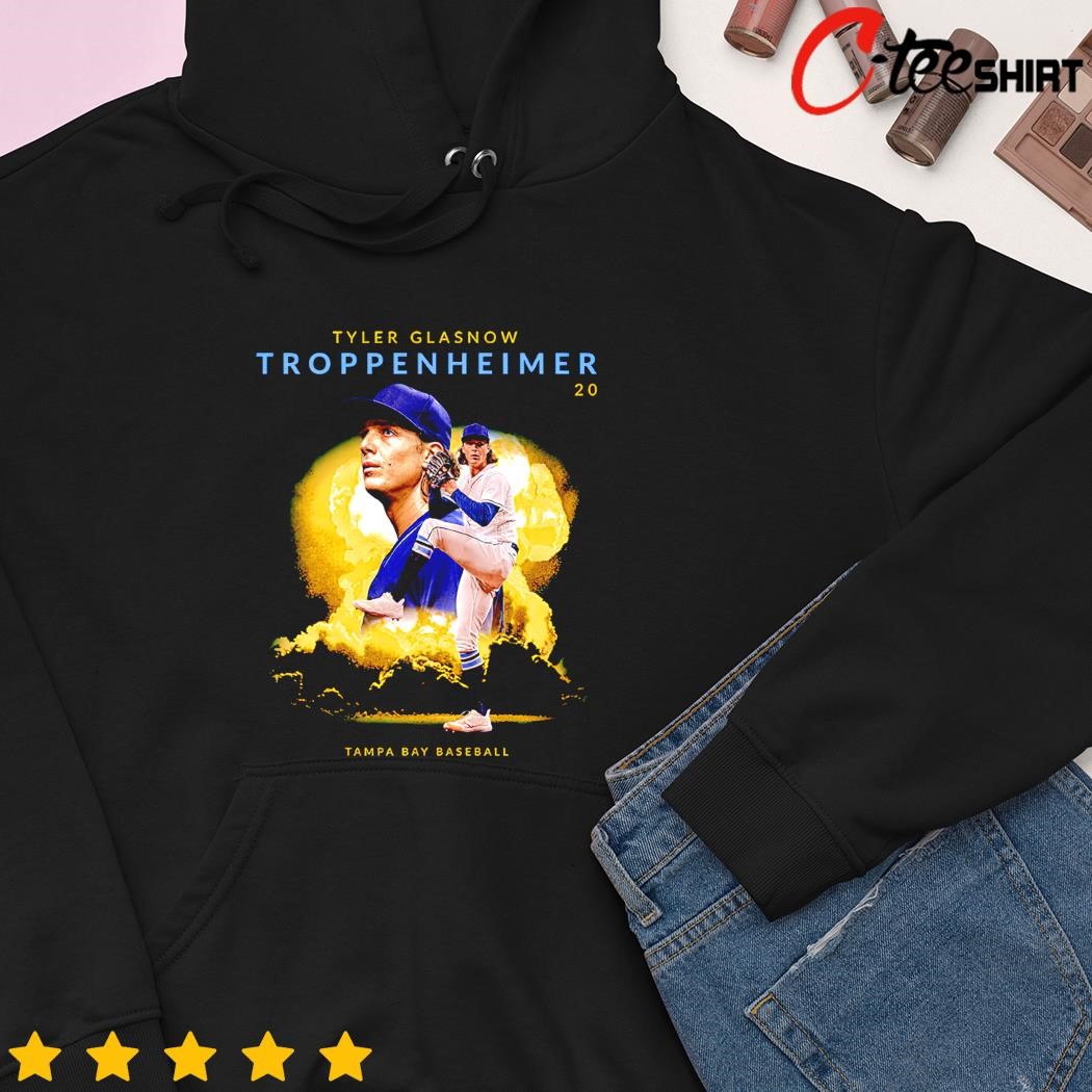 Official tyler glasnow troppenheimer tampa bay baseball T-shirts, hoodie,  sweater, long sleeve and tank top