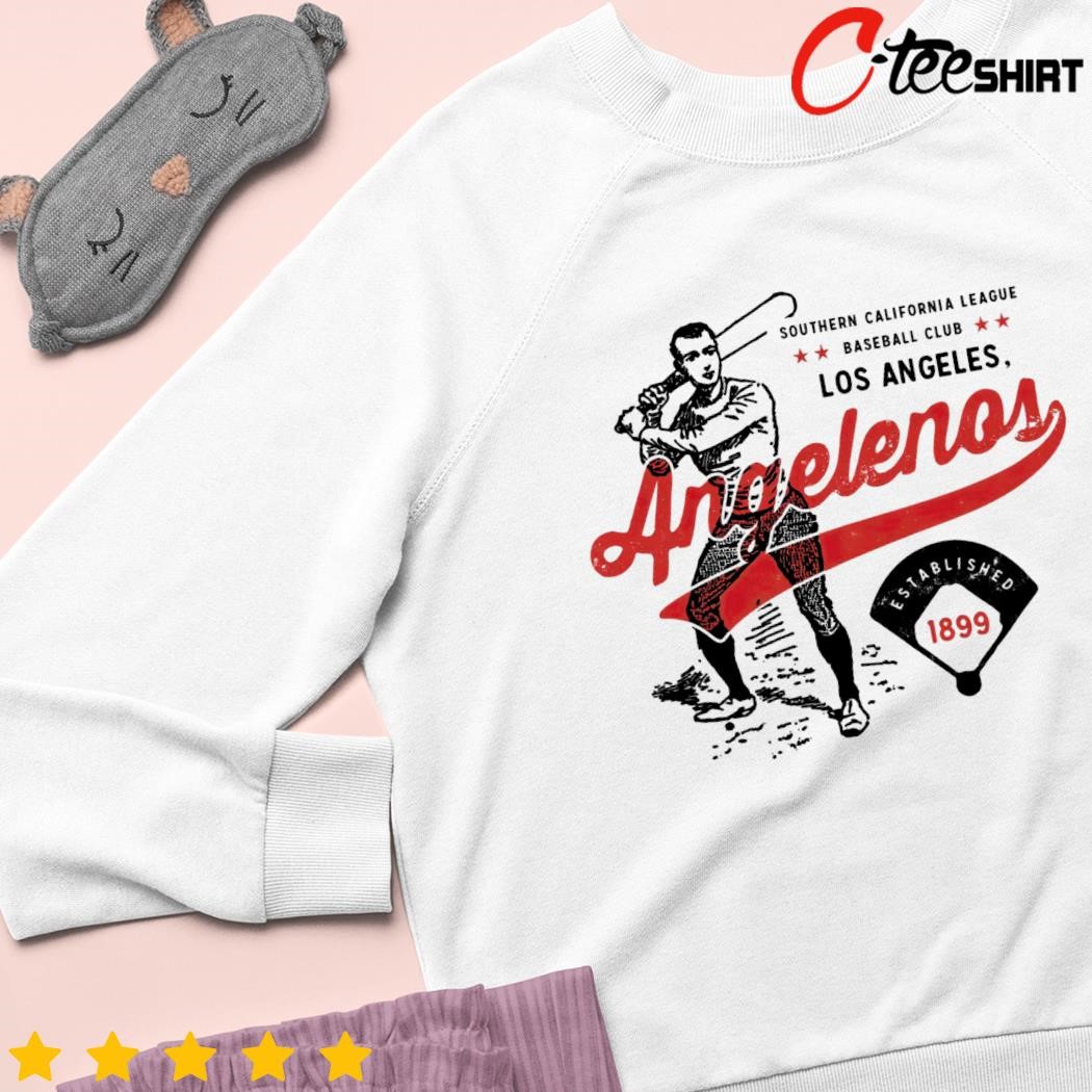 White Label Mfg Los Angeles Angelenos - California - Vintage Defunct Baseball Teams - Unisex T-Shirt White / M