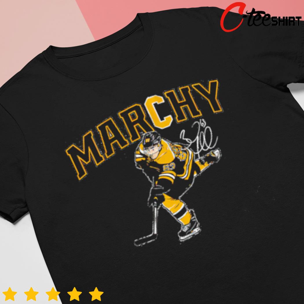Brad Marchand Captain Marchy Hockey Signature Shirt