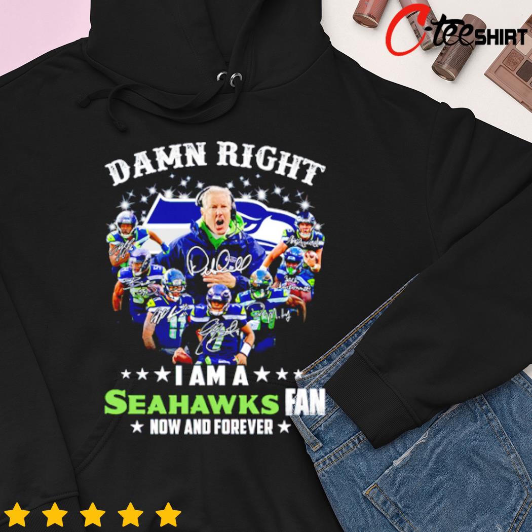 Official i am a Seattle Seahawks fan forever signatures shirt