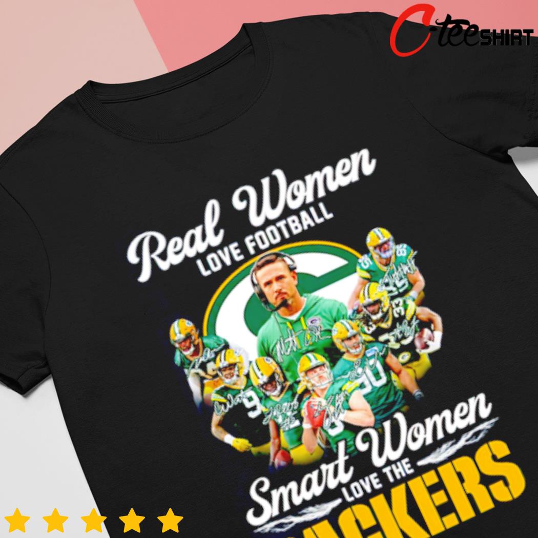 Real Women Love Football Smart Women Love The Packers shirt