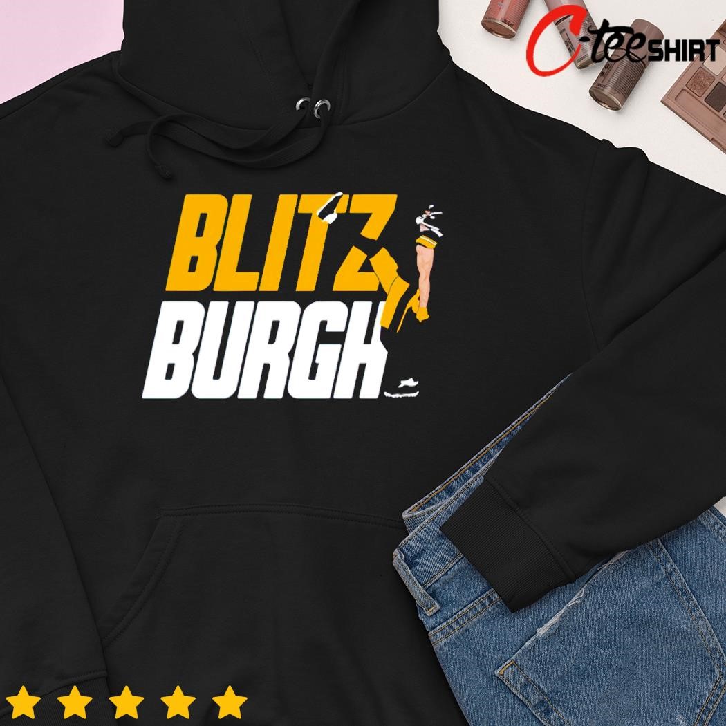 Aj Burnett Wearing Blitz Burgh Shirt - Limotees