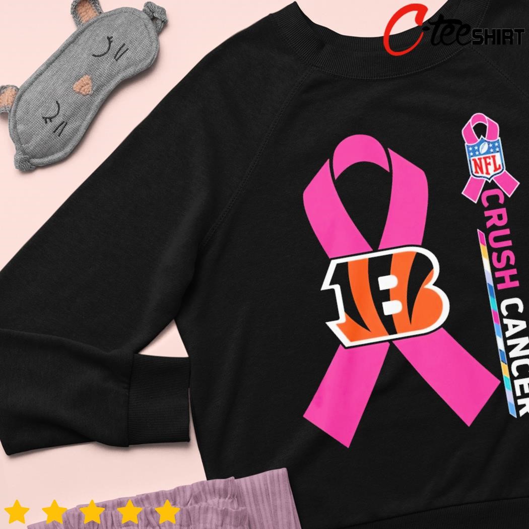 Original Cincinnati Bengals NFL Crush Cancer 2023 shirt, hoodie, sweater,  long sleeve and tank top