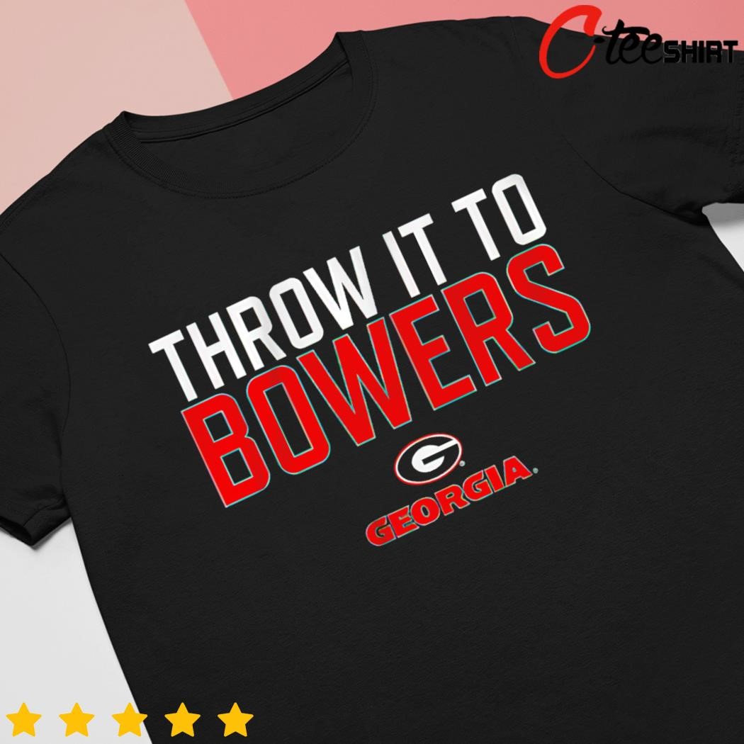 Georgia Football: Brock Bowers Caricature, Adult T-Shirt / 3XL - College Football - Sports Fan Gear | BreakingT