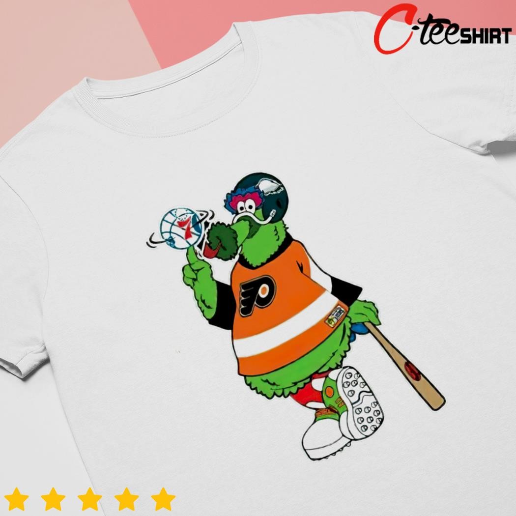 Phillies Phanatic Cartoon Baseball Shirt