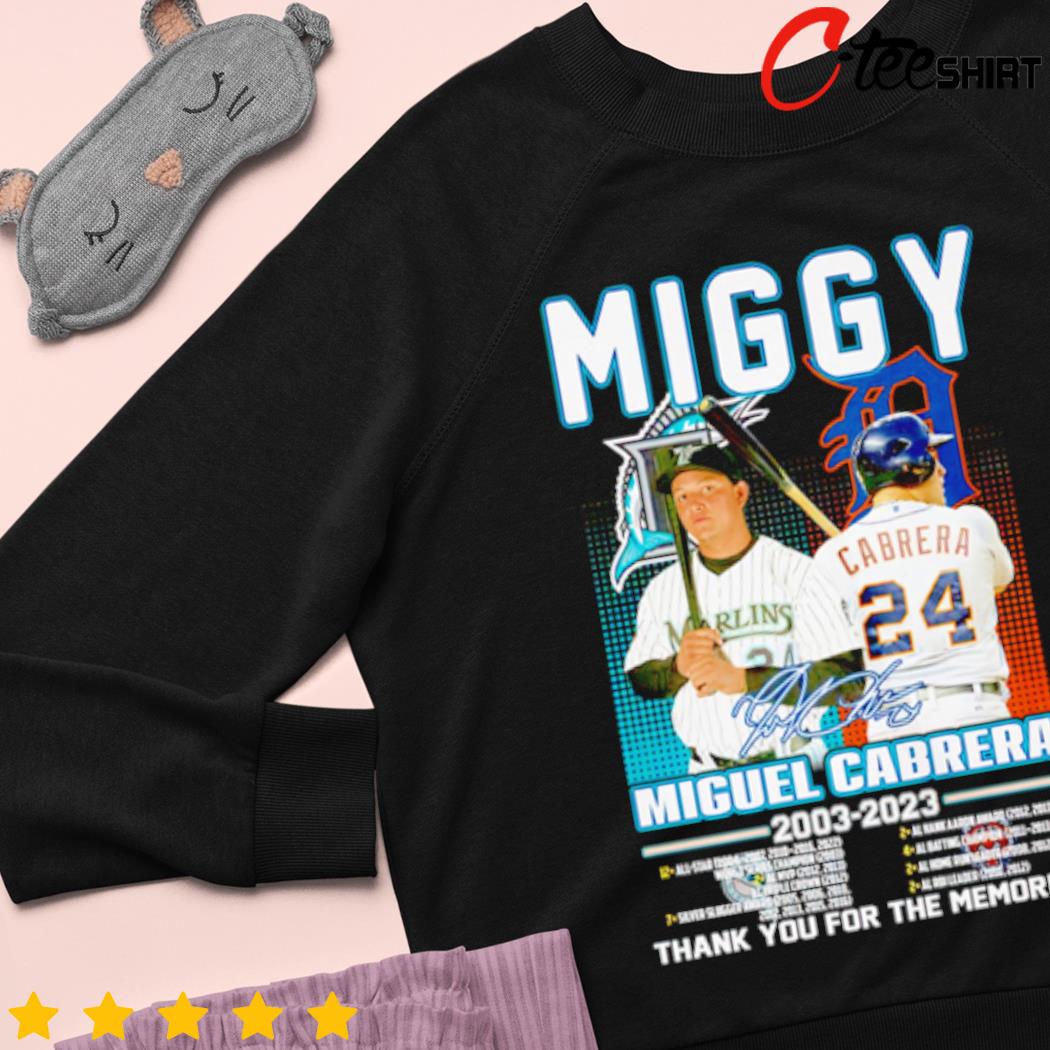 Miggy Miguel Cabrera 2003 2023 thank you for the memories baseball