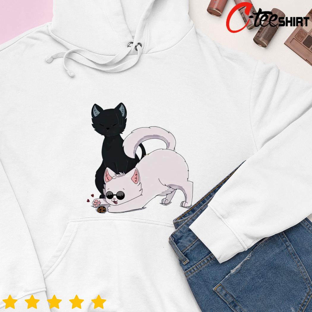 Cute cats Gojo and Geto Jujutsu Kaisen shirt, hoodie, sweater, long ...