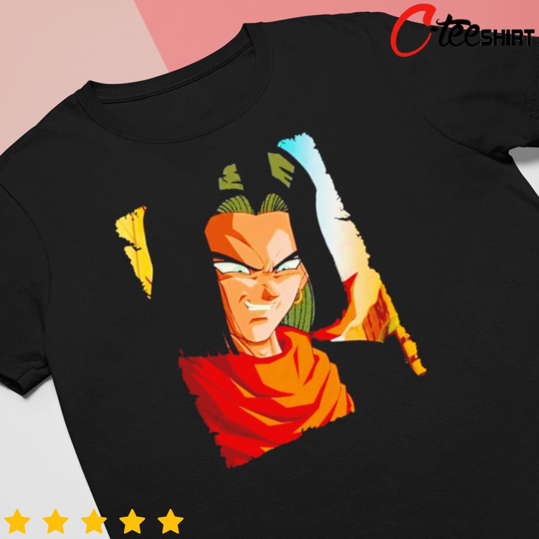 Dragon Ball Android 17 merch vtg anime shirt, hoodie, sweater, long sleeve  and tank top