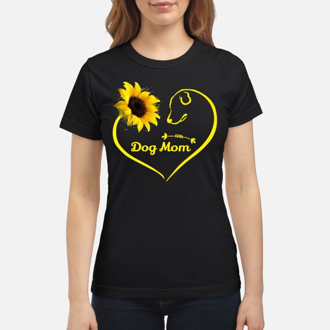 dog mom sunflower shirt