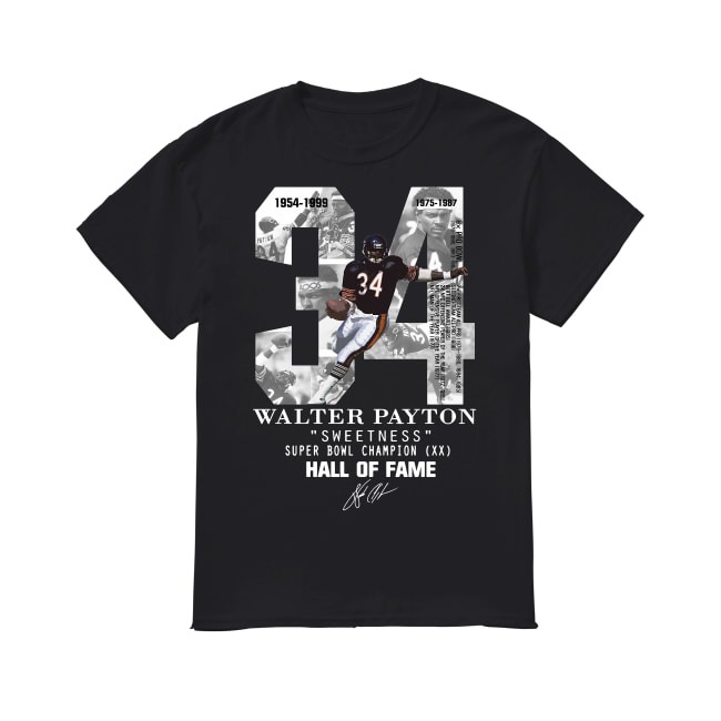 walter payton sweetness shirt