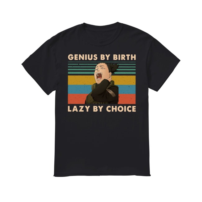 genius by birth grumpy by choice t shirt