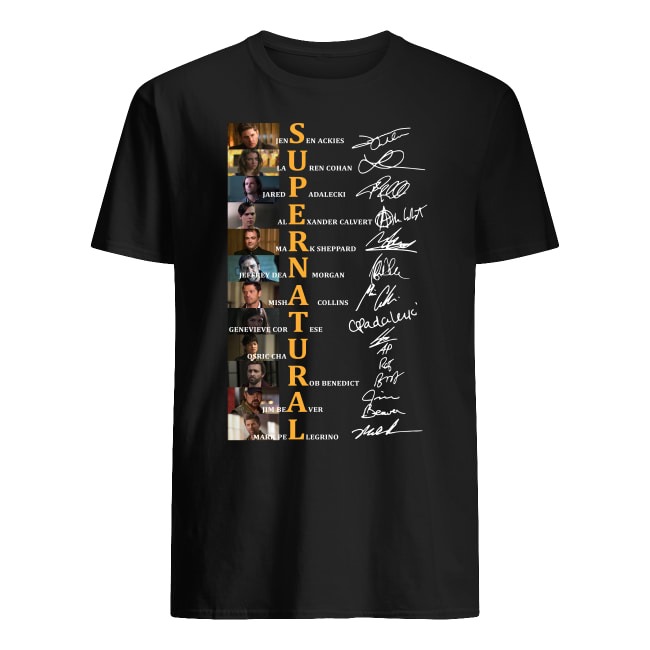 supernatural signed shirt